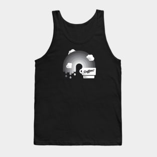 Black Coffee Rainbow with Cream Clouds! Tank Top